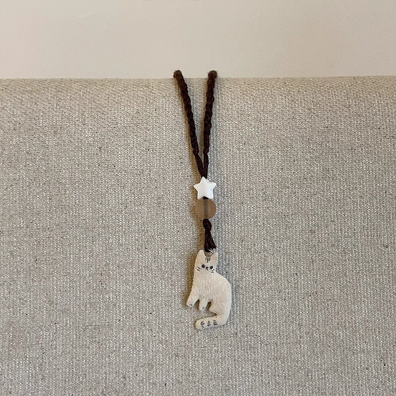 Furry Signal of Love | Winter Star Necklace (Y2K Limited)