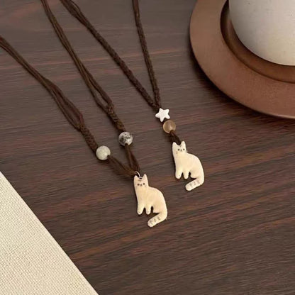Furry Signal of Love | Winter Star Necklace (Y2K Limited)