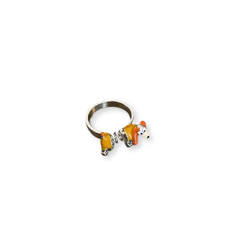 Boing Pup | Bobble Spring Dog Ring for Y2K Playful Vibes (Limited)