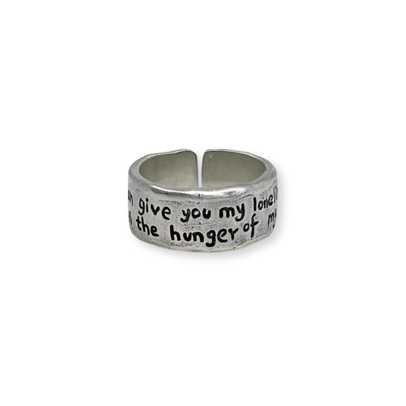Borges Lure | Loneliness & Darkness Statement Ring (Y2K Limited)