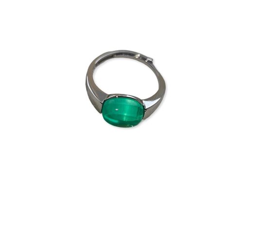 Hidden Light in Green | Autumn Reverie Ring (Y2K Limited)