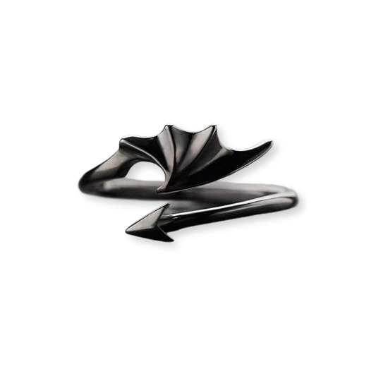 Nocturnal Wing | Bat Wing Flight Ring (Y2K One-of-a-Kind)