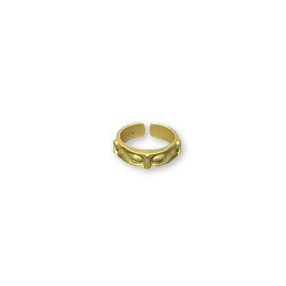 Selfless Compassion | Bodhisattva’s Gaze Mindfulness Statement Ring (Y2K Limited)
