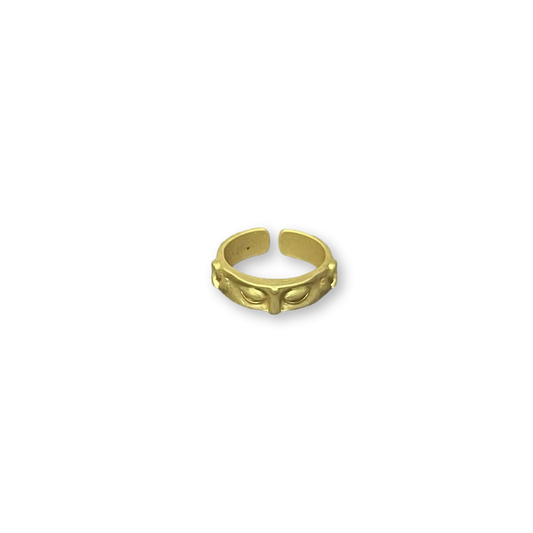 Selfless Compassion | Bodhisattva’s Gaze Mindfulness Statement Ring (Y2K Limited)