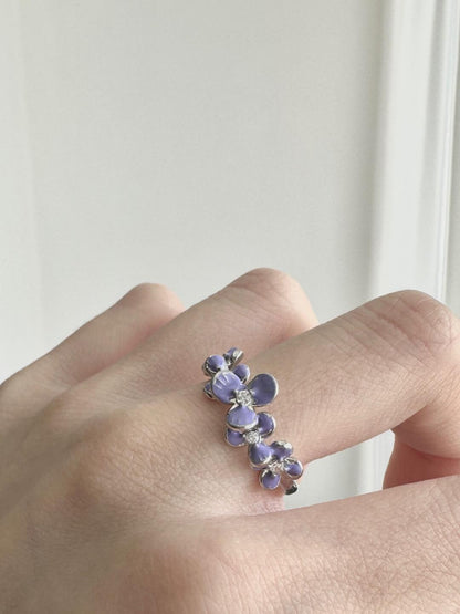 Wistaria | Monet’s Wisteria Spring Vow Statement Ring (Y2K One-of-a-Kind)
