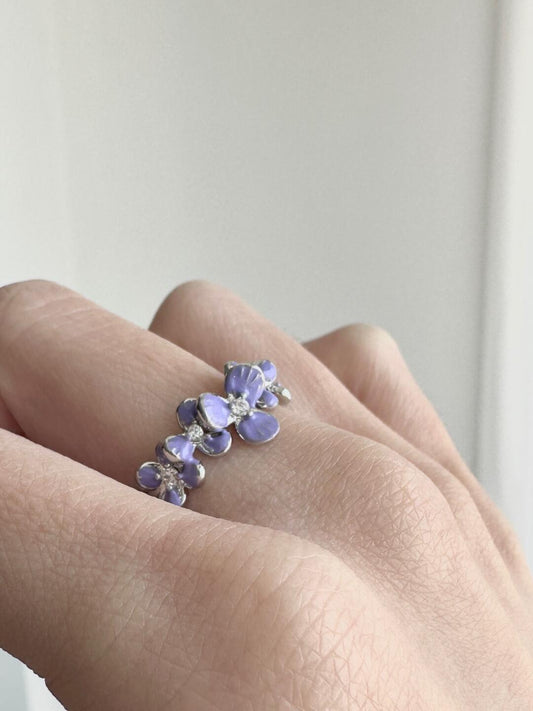 Wistaria | Monet’s Wisteria Spring Vow Statement Ring (Y2K One-of-a-Kind)