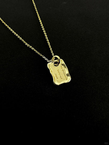 You Deserve Be Loved Necklace | Affirmation & Self-Love (Limited Edition)