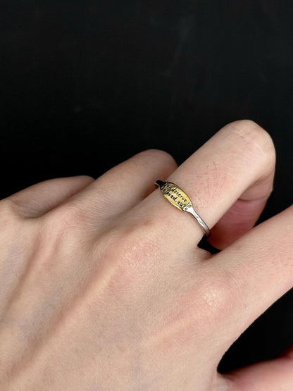 You Deserve to Be Loved Ring | Kafka-Inspired Elegance & Poetic Design (Limited Edition)