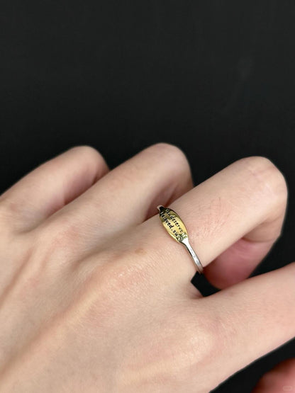 You Deserve to Be Loved Ring | Kafka-Inspired Elegance & Poetic Design (Limited Edition)