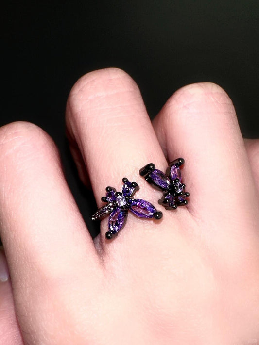 Dreamland Butterfly | Illusory Paired Butterflies Ring (Y2K Limited)