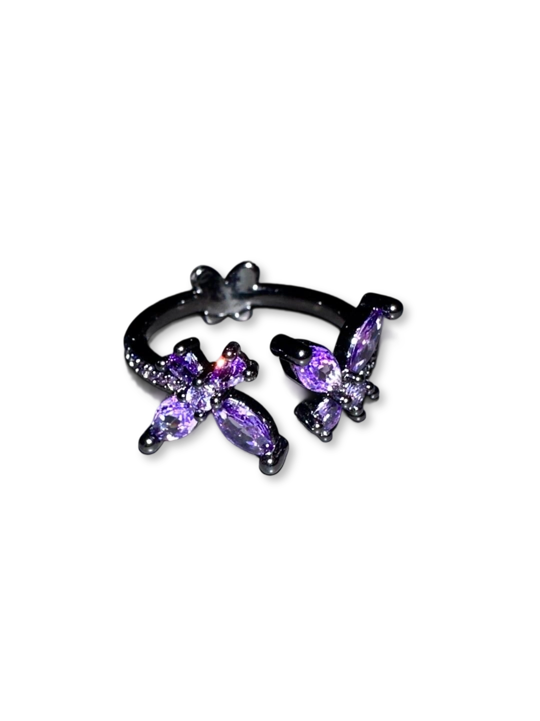 Dreamland Butterfly | Illusory Paired Butterflies Ring (Y2K Limited)