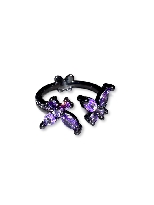 Dreamland Butterfly | Illusory Paired Butterflies Ring (Y2K Limited)