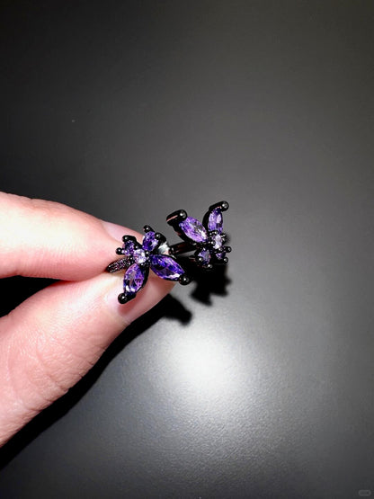 Dreamland Butterfly | Illusory Paired Butterflies Ring (Y2K Limited)