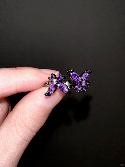 Dreamland Butterfly | Illusory Paired Butterflies Ring (Y2K Limited)