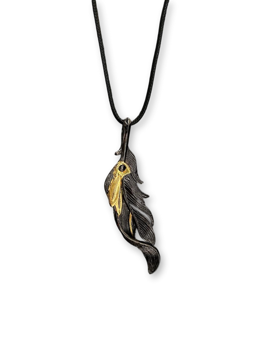 Déplumer Dawn Feather | Eternal Burning Wing Statement Necklace (Y2K Limited)