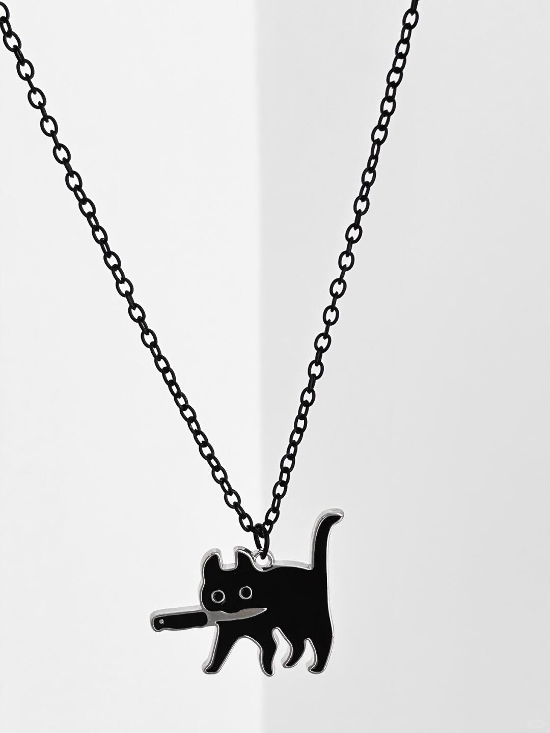 Killer Cat Necklace | Mischievous Comfort & Feline Charm (Limited Edition)