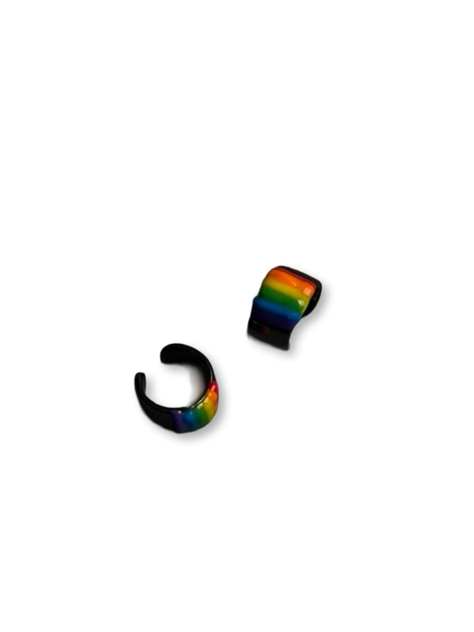 Rainbow Aurora | No-Pierce Prism Ear Cuff (Y2K Limited Release)